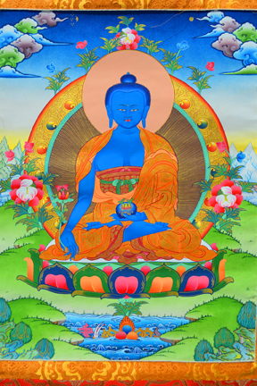 Medicine Buddha Alone (Downloadable Photo) - Click Image to Close